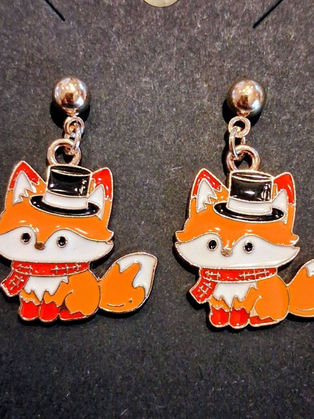🦊 Winter Fox Earrings